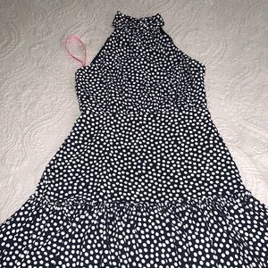 Betsey Johnson Polka dot Navy Blue Size 6